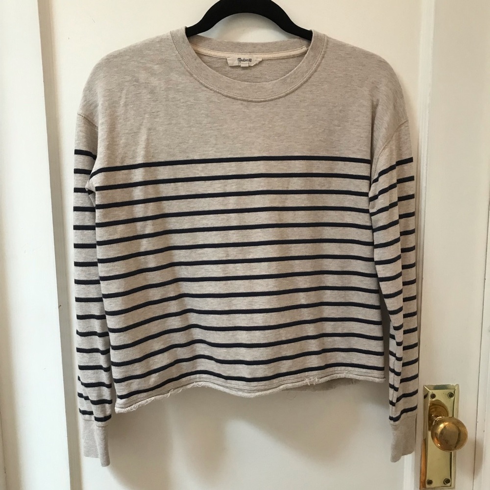 Madewell cropped sweatshirt